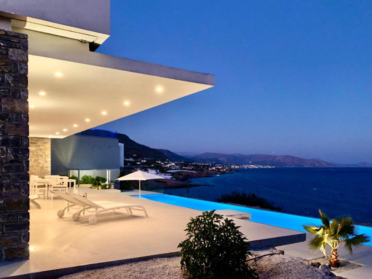 Kuro Beach House - Oceanfront Luxury & 25M Pool Achlia Eksteriør billede